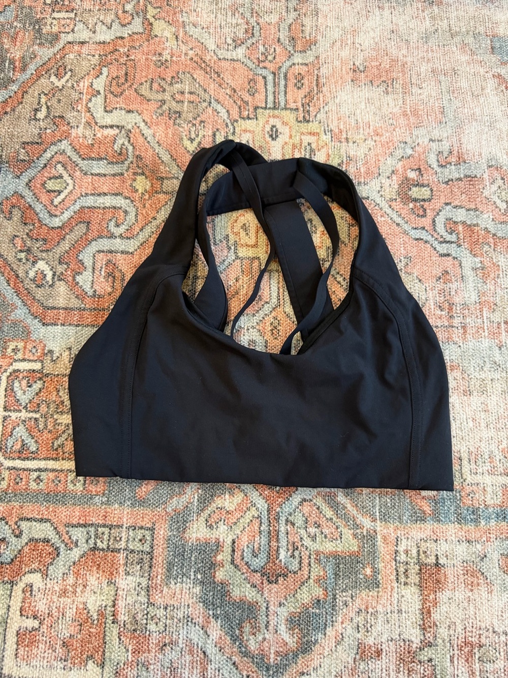 Lululemon Black Strappy Sports Bra - Size 6